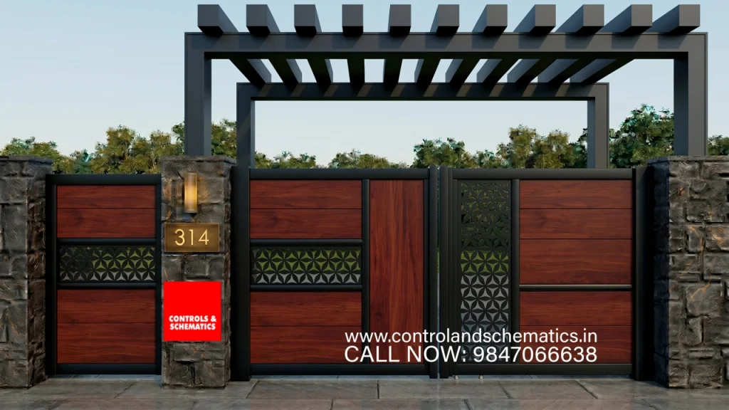 Change round  pipe into square gate