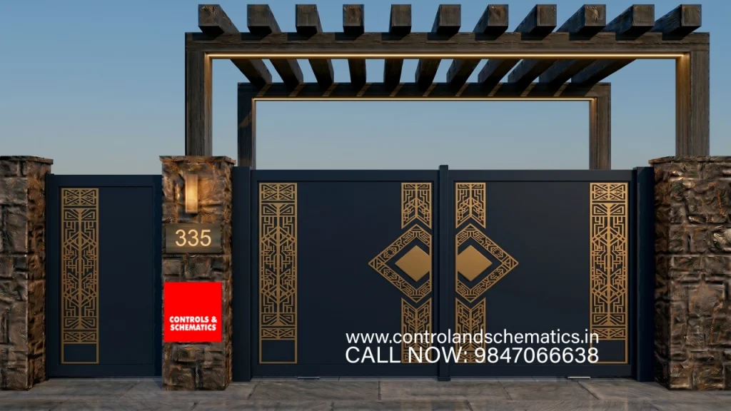 Colonial style gate kerala