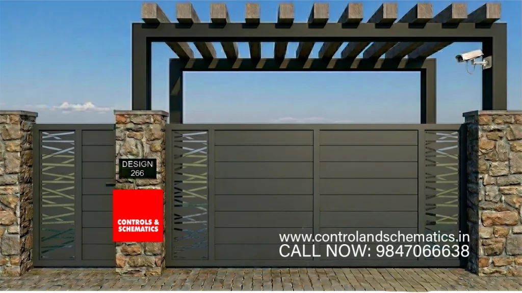 Contemporary home gate design
