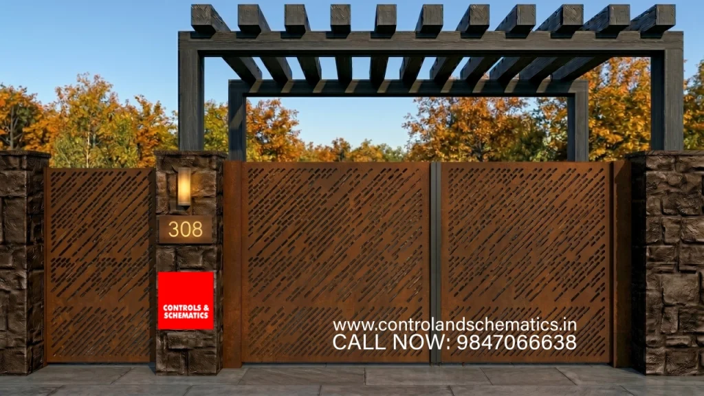 Corton steel gate