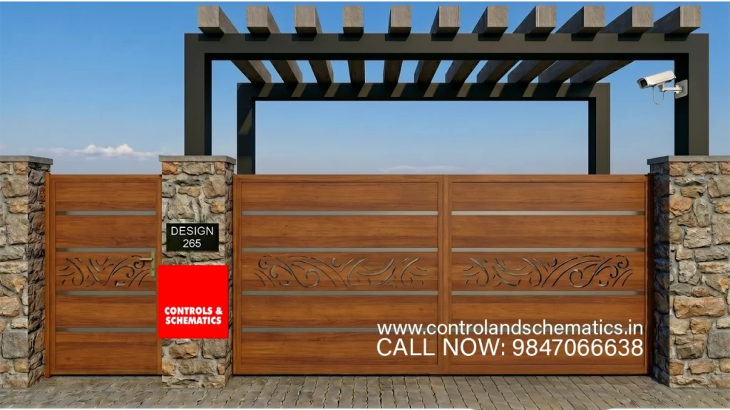 Gate made with HPL sheet