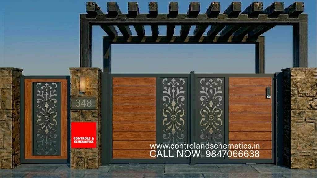 HPL sheet and cNC cut gate