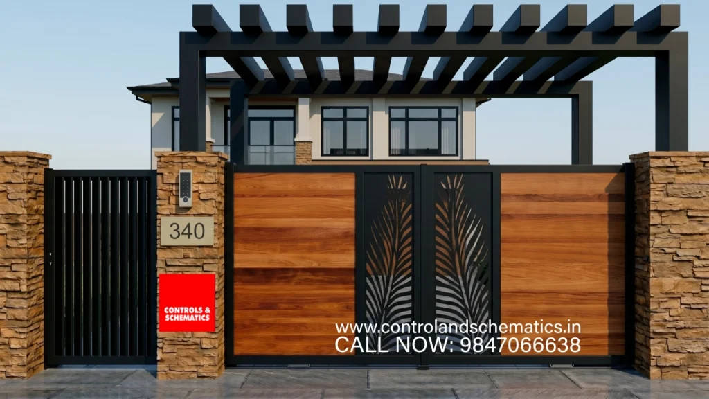 Modern home gate