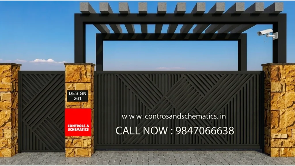 Modern home gate