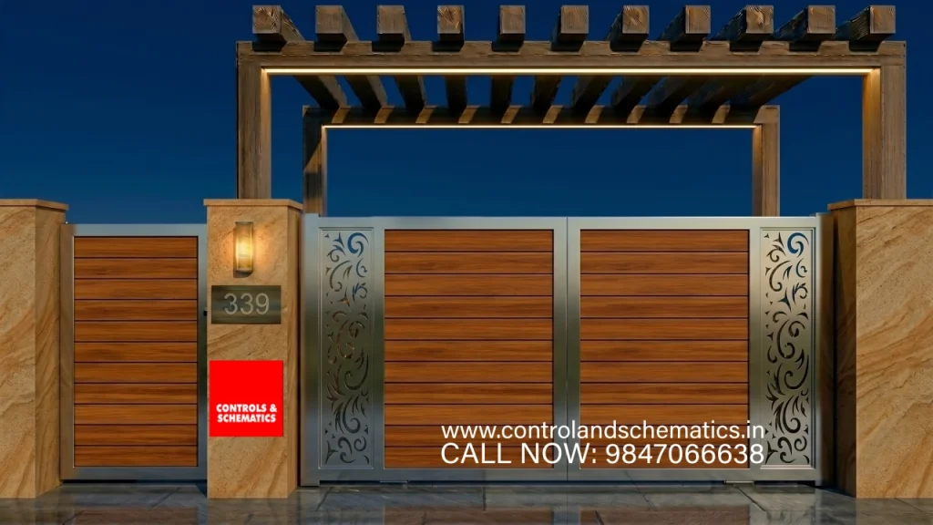 Stainless steel gate