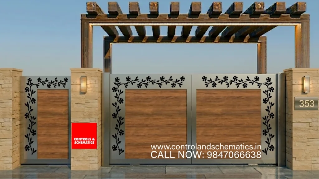 Stainless steel gate design