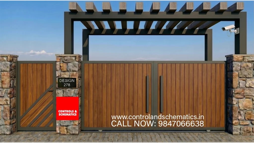 Traditional kerala gate
