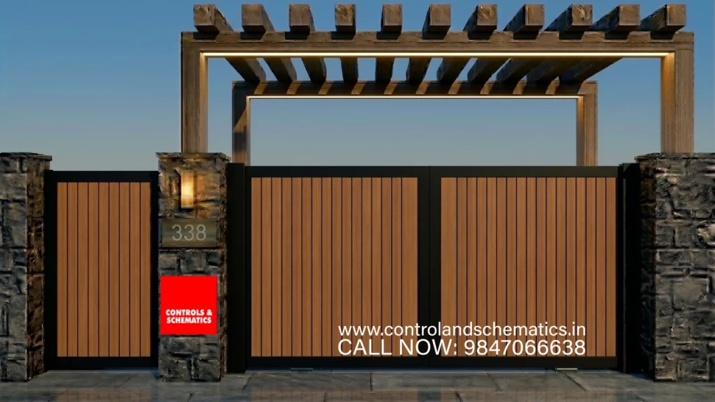 Wooden gate