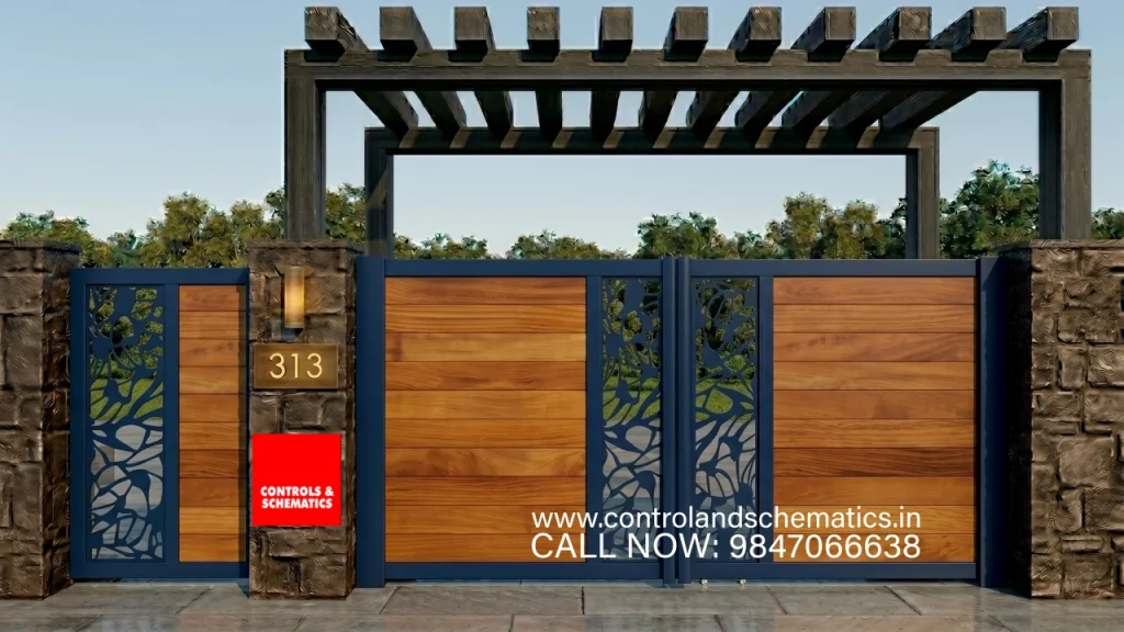 Wooden gate design
