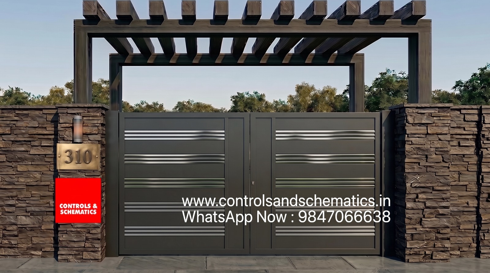 CNC cut gate design by gate makers in Trivandrum